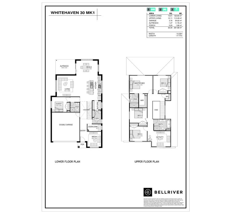 Whitehaven Home Design & House Plan by Bellriver Homes