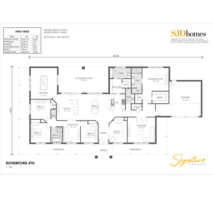 The Rutherford Home Design & House Plan by SJD Homes