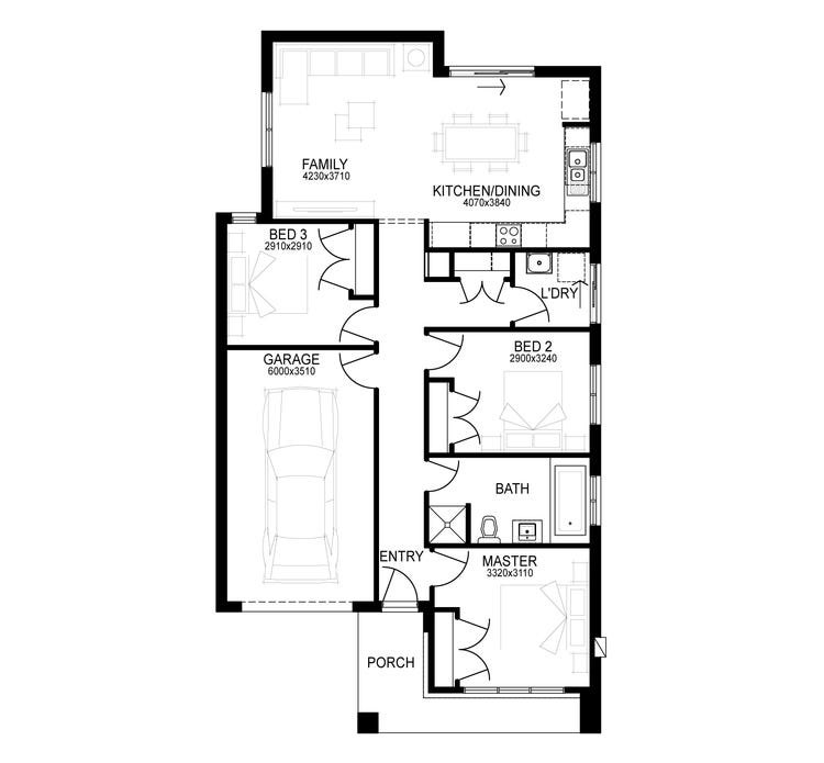 Martin 14 Home Design & House Plan by Simonds Homes