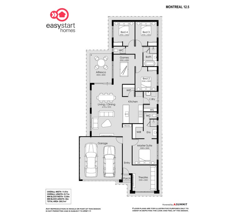 Montreal Home Design & House Plan by Easystart Homes