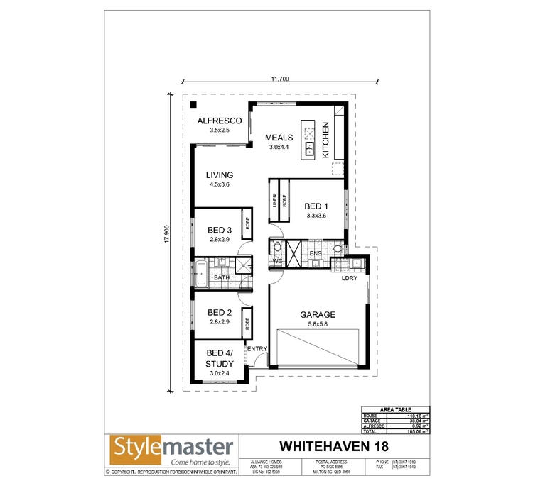 Whitehaven Home Design & House Plan by Stylemaster Homes