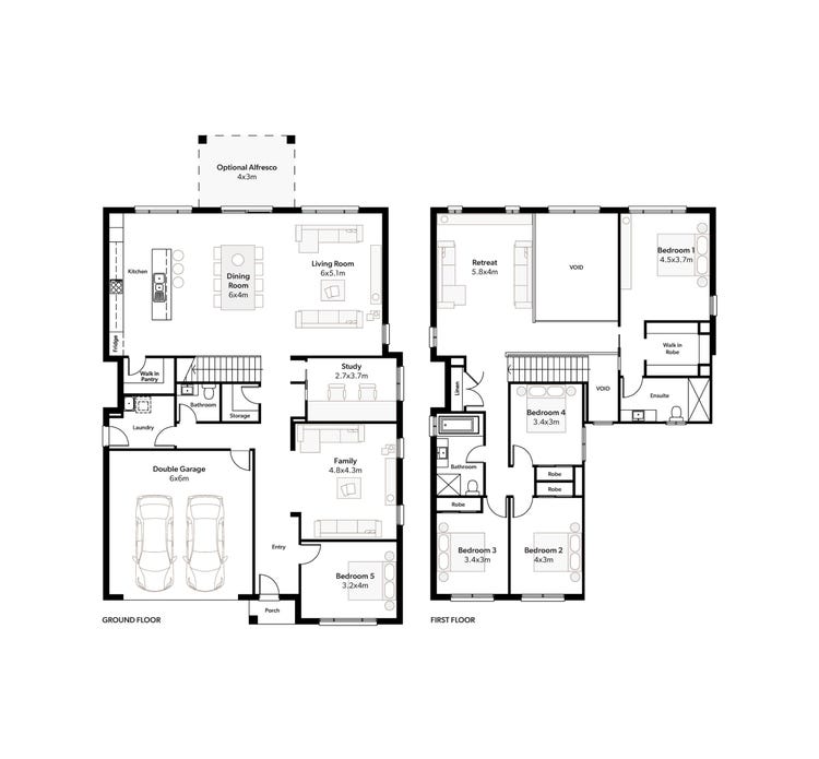 Vaucluse 39 Home Design & House Plan by New South Homes