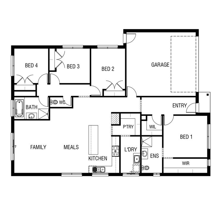 Ballina Home Design & House Plan by Fairhaven Homes