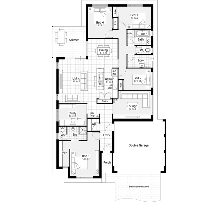 Phoenix Home Design House Plan by Homebuyers Centre Perth
