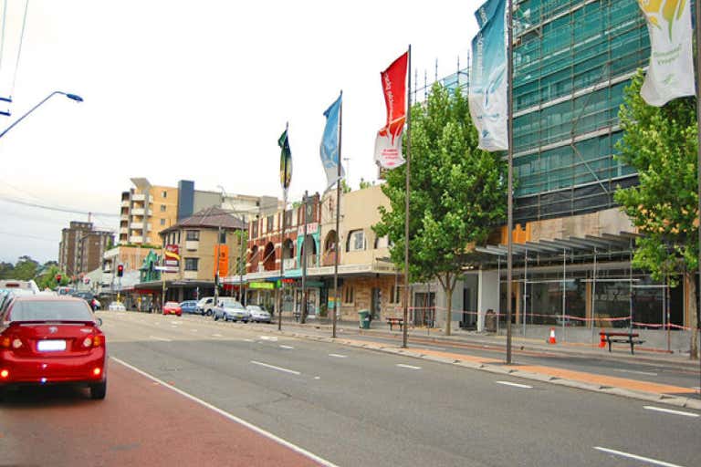 Anzac Parade streetscape in Kingsford, Sydney