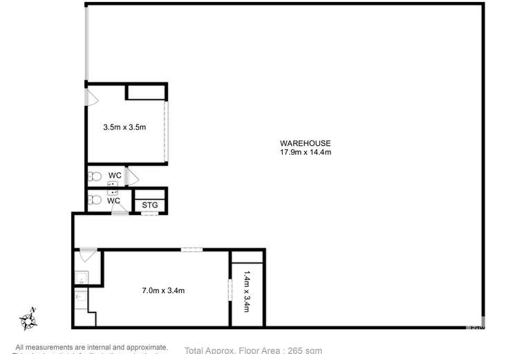 Rear Warehouse, 22 Chesterman Street Moonah TAS 7009 - Image 4