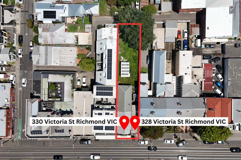 PRIME RICHMOND LANDHOLDING – BUSINESS & DEVELOPMENT UPSIDE, 328 - 330 Victoria Street Richmond VIC 3121 - Image 1