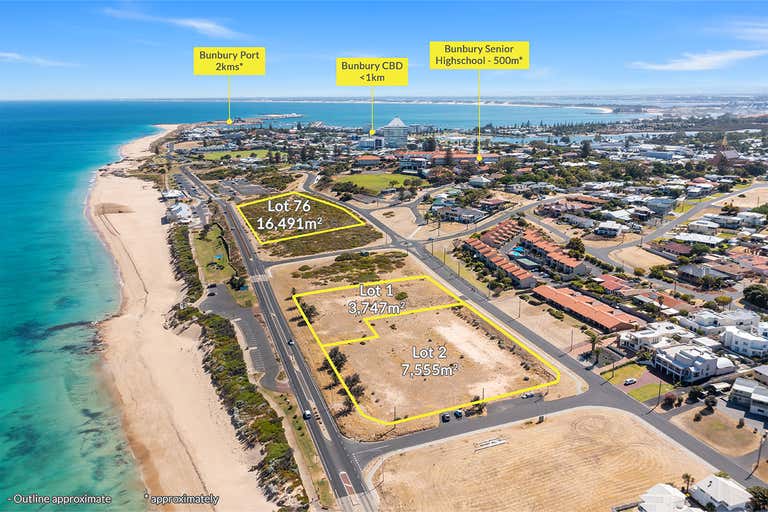 Lots 1&2, 75 & 76 Ocean Drive Bunbury WA 6230 - Image 2