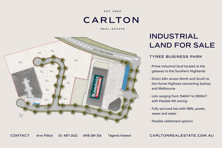 TYREE BUSINESS PARK, Lot 2/2 Lady Tyree Place Braemar NSW 2575 - Image 1