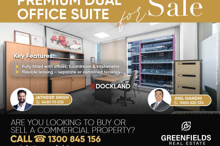 Commercial Office Space, 1418 1419, 401 Docklands Drive Docklands VIC 3008 - Image 2
