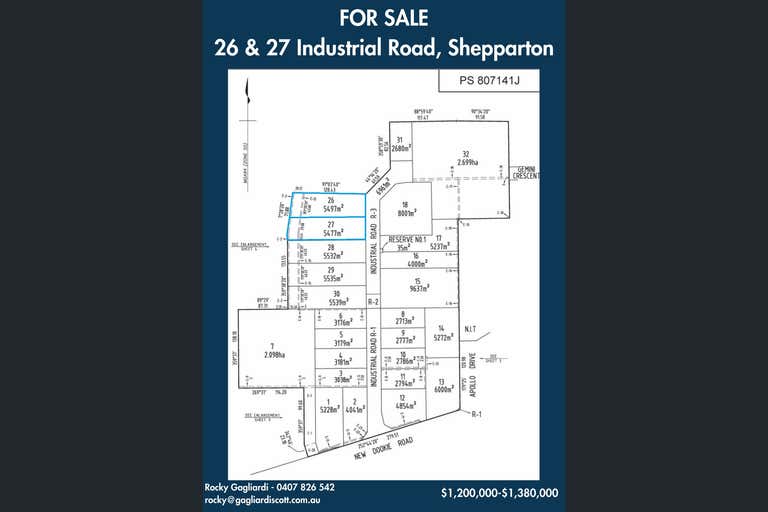 Lot, 26 & 27. Industrial Road Shepparton VIC 3630 - Image 2