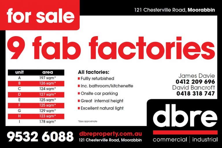 Factory C, 121 Chesterville Road Moorabbin VIC 3189 - Image 1