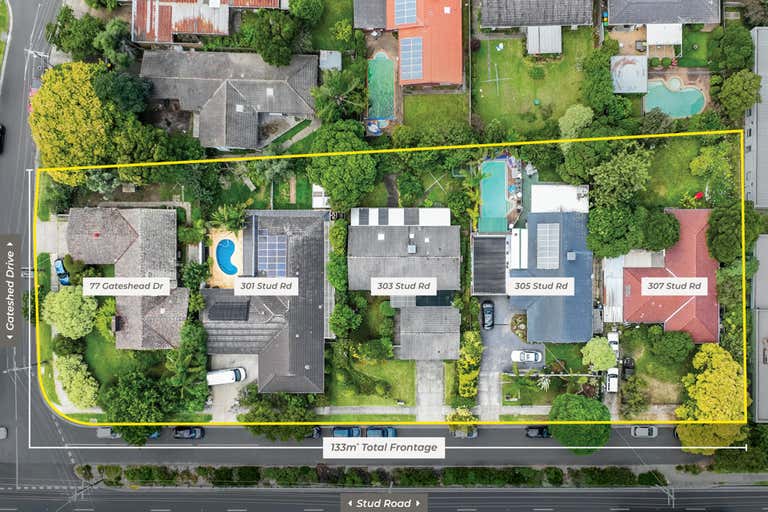 77 Gateshead & 301307 Stud Road, Wantirna South, VIC 3152 Development Site & Land For Sale