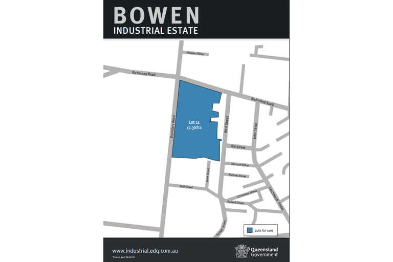 Bowen Industrial Park, Lot 11 West Street Bowen QLD 4805 - Image 1