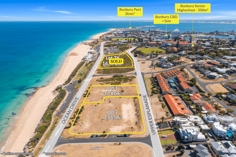 Lots 1&2, 75 & 76 Ocean Drive Bunbury WA 6230 - Image 1