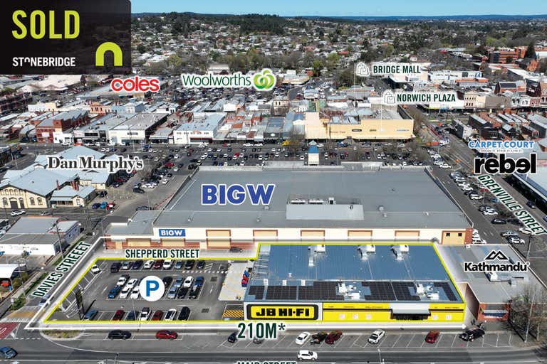 Sold Shop & Retail Property at JB HiFi, 2426 Mair Street, Ballarat Central, VIC 3350