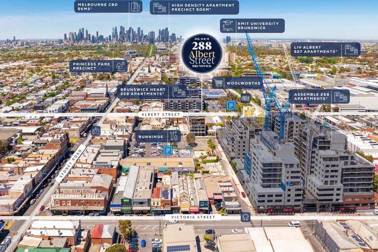 Shops 13, 14 & 15 288 Albert Street Brunswick VIC 3056 - Image 2