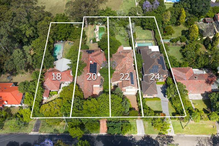 18, 20, 22 & 24 Yarabah Avenue Gordon NSW 2072 - Image 1