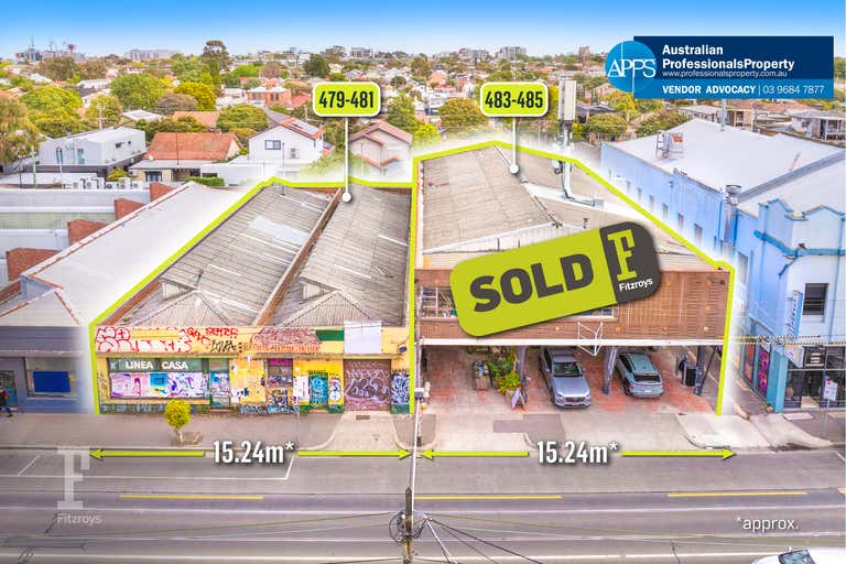 479-481 and 483-485 Lygon Street Brunswick East VIC 3057 - Image 1