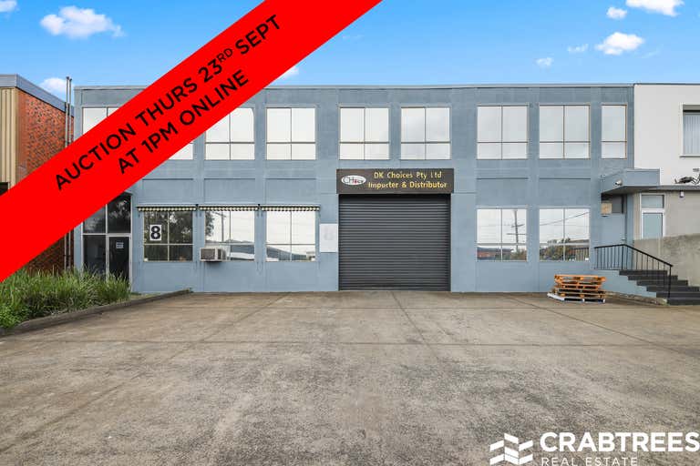 Sold Industrial & Warehouse Property at 8 Court, Moorabbin