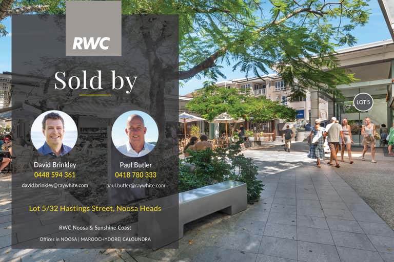 Lot 5, 32 Hastings Street Noosa Heads QLD 4567 - Image 1