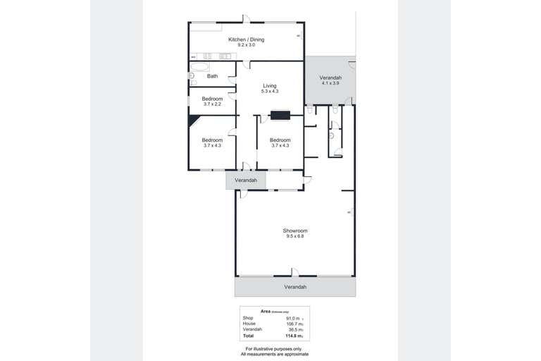 842 Port Road Woodville South SA 5011 - Floor Plan 1