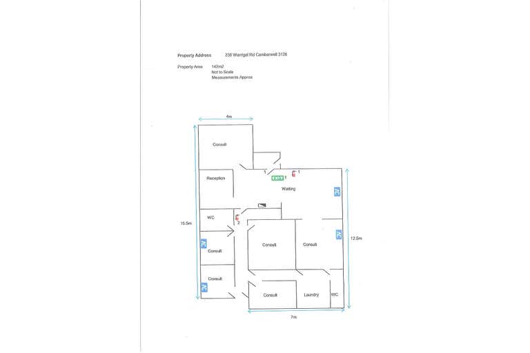 236 Warrigal Road Camberwell VIC 3124 - Floor Plan 1