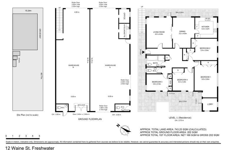 Whole Building, 12 Waine Street Freshwater NSW 2096 - Floor Plan 1