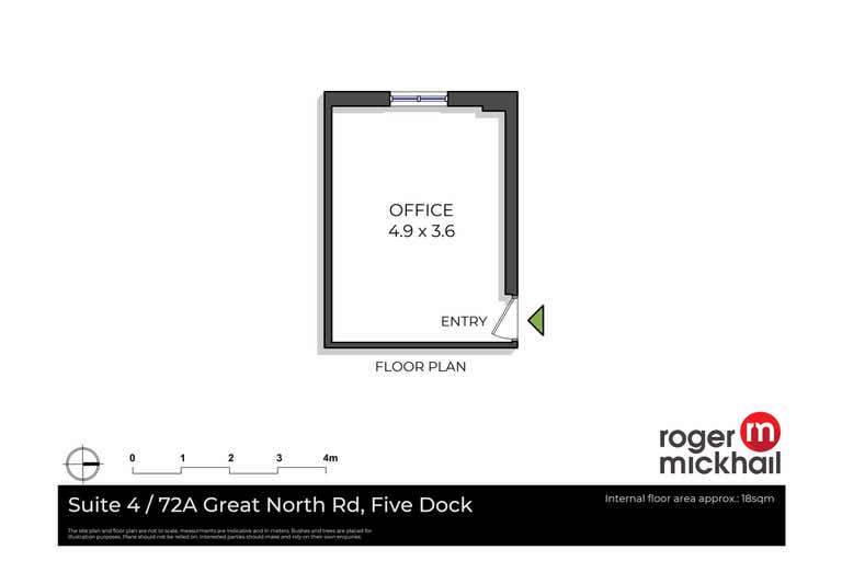 4/72A Great North Road Five Dock NSW 2046 - Floor Plan 1