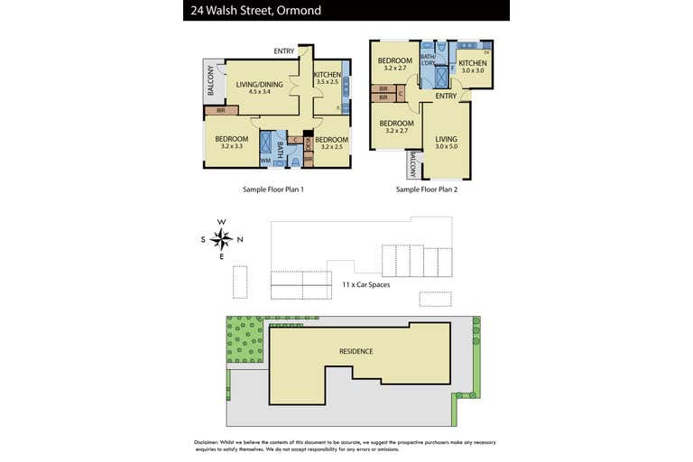 1-8/24  Walsh Street Ormond VIC 3204 - Floor Plan 1