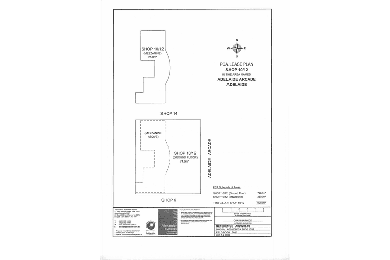 Adelaide Arcade, Shop 10,12 & 14, 111-117 Rundle Mall Adelaide SA 5000 - Floor Plan 1