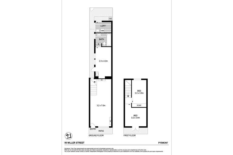 99 Miller Street Pyrmont NSW 2009 - Floor Plan 1
