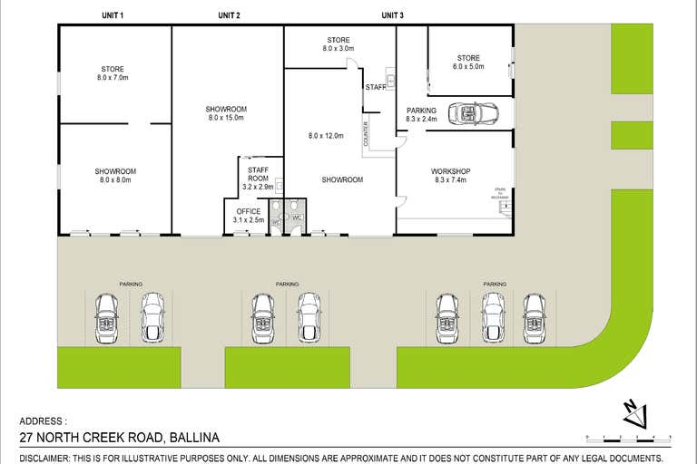 1/27 North Creek Road Ballina NSW 2478 - Floor Plan 1