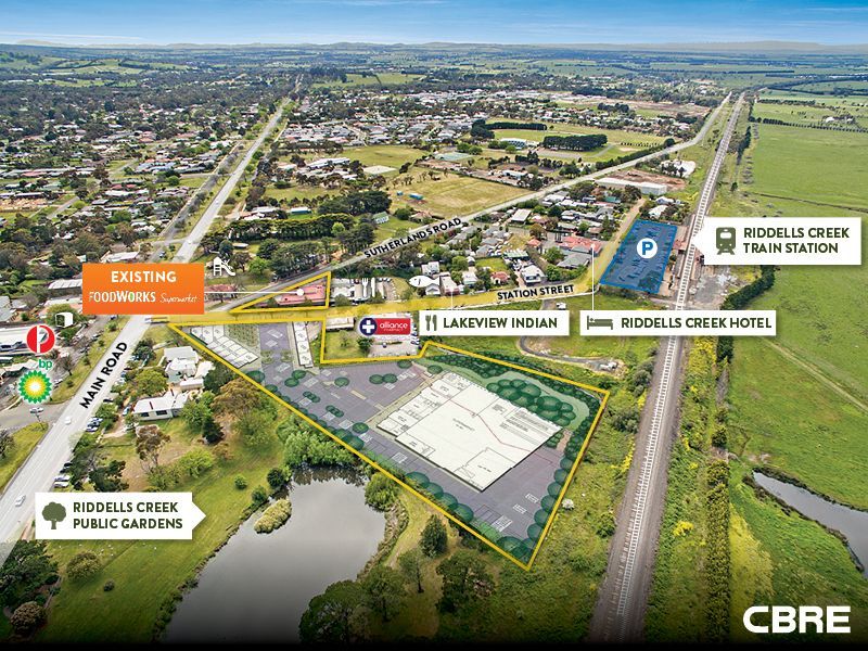 RIDDELLS CREEK RETAIL DEVELOPMENT SITE, 13 & 2 Station Street