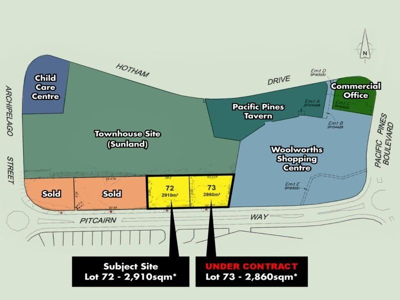 Lot 72 Pitcairn Way, Pacific Pines, Qld 4211 SOLD Land/Development
