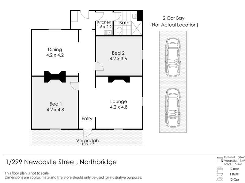 1/299 Newcastle Street , Northbridge, WA 6003